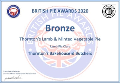 British Pie Awards - Bronze Award