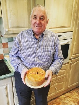 Thornton's Bakehouse and Butchers Happy Birthday Grandad bespoke pork pie