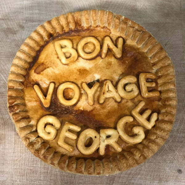 Thornton's Bakehouse Personalised Pork Pies Bon Voyage Pie
