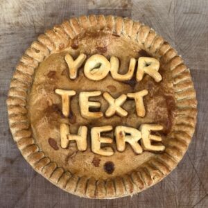 Traditional Pork Pie - 3lb Personalised